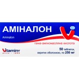 АМИНАЛОН, табл. п/о 250 мг блистер, №50, Витамины (Украина, Умань)