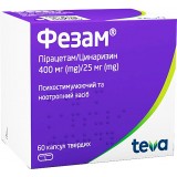 ФЕЗАМ®, капс. тверд. блистер, №60, Тева Украина (Украина, Киев)