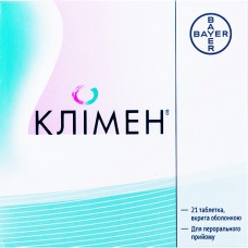 КЛИМЕН®, табл. п/о комби-уп., №21, Alvogen IPCO (Люксембург)