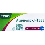 ЛИЗИНОПРИЛ-ТЕВА, табл. 10 мг блистер, №60, ratiopharm (Германия)