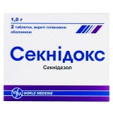 СЕКНИДОКС, табл. п/о 1 г блистер, №2, World Medicine (Грузия)