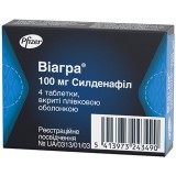 ВИАГРА®, табл. п/плен. оболочкой 100 мг блистер, №4, Pfizer Inc. (США)