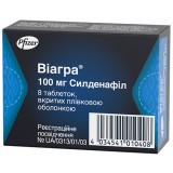 ВИАГРА®, табл. п/плен. оболочкой 100 мг блистер, №8, Pfizer Inc. (США)