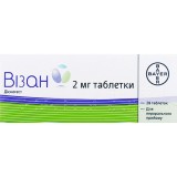 ВИЗАН, табл. 2 мг, №28, Bayer Pharma (Германия)